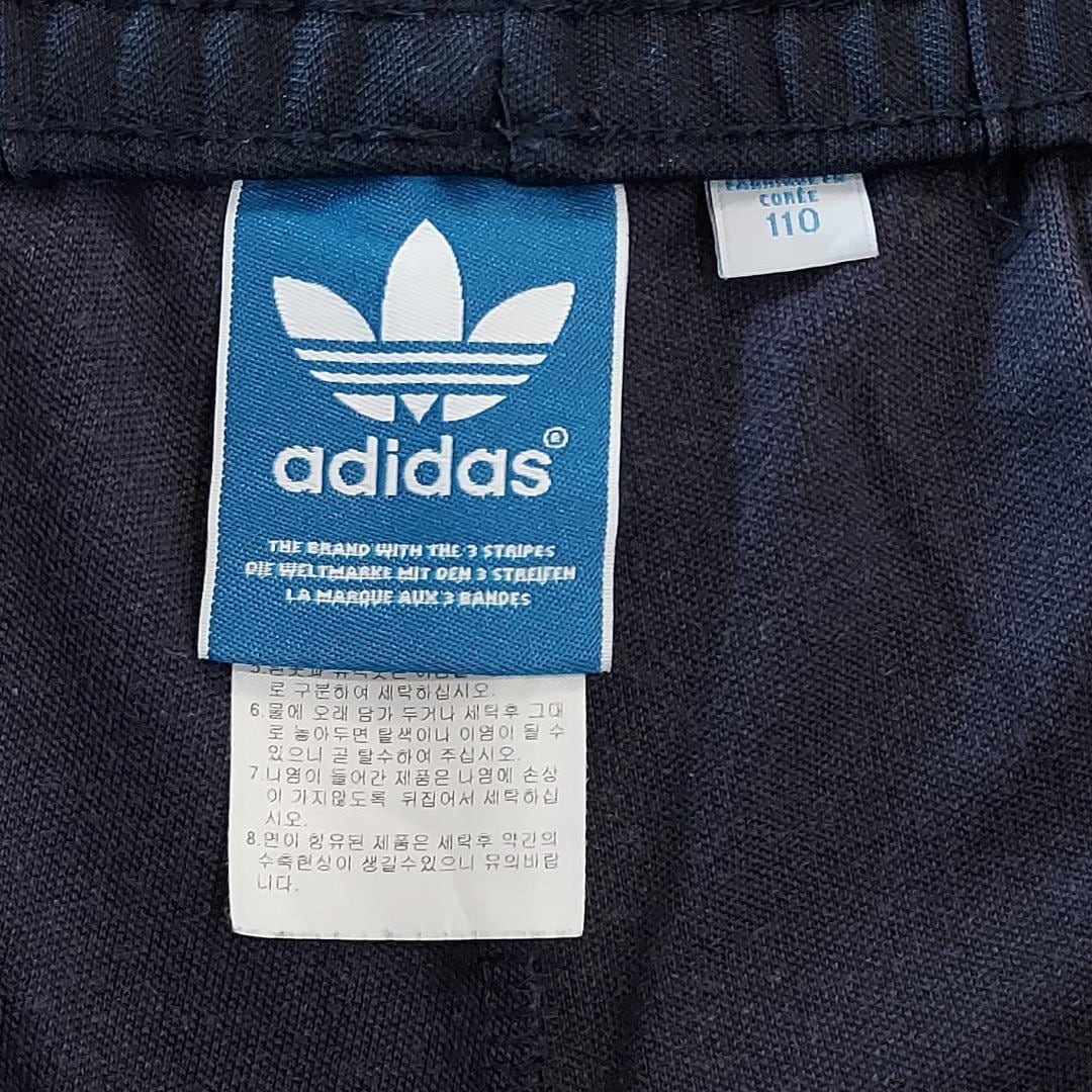 adidas アディダス トラックパンツ 古着 刺繍 2XL 紺 白 16488 | fuufu