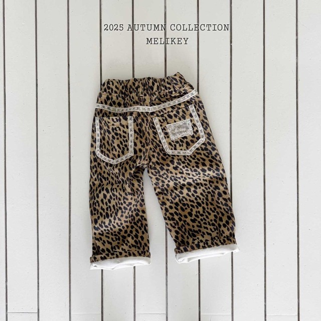 [即納XL]≪MELIKEY≫leopard pants 35
