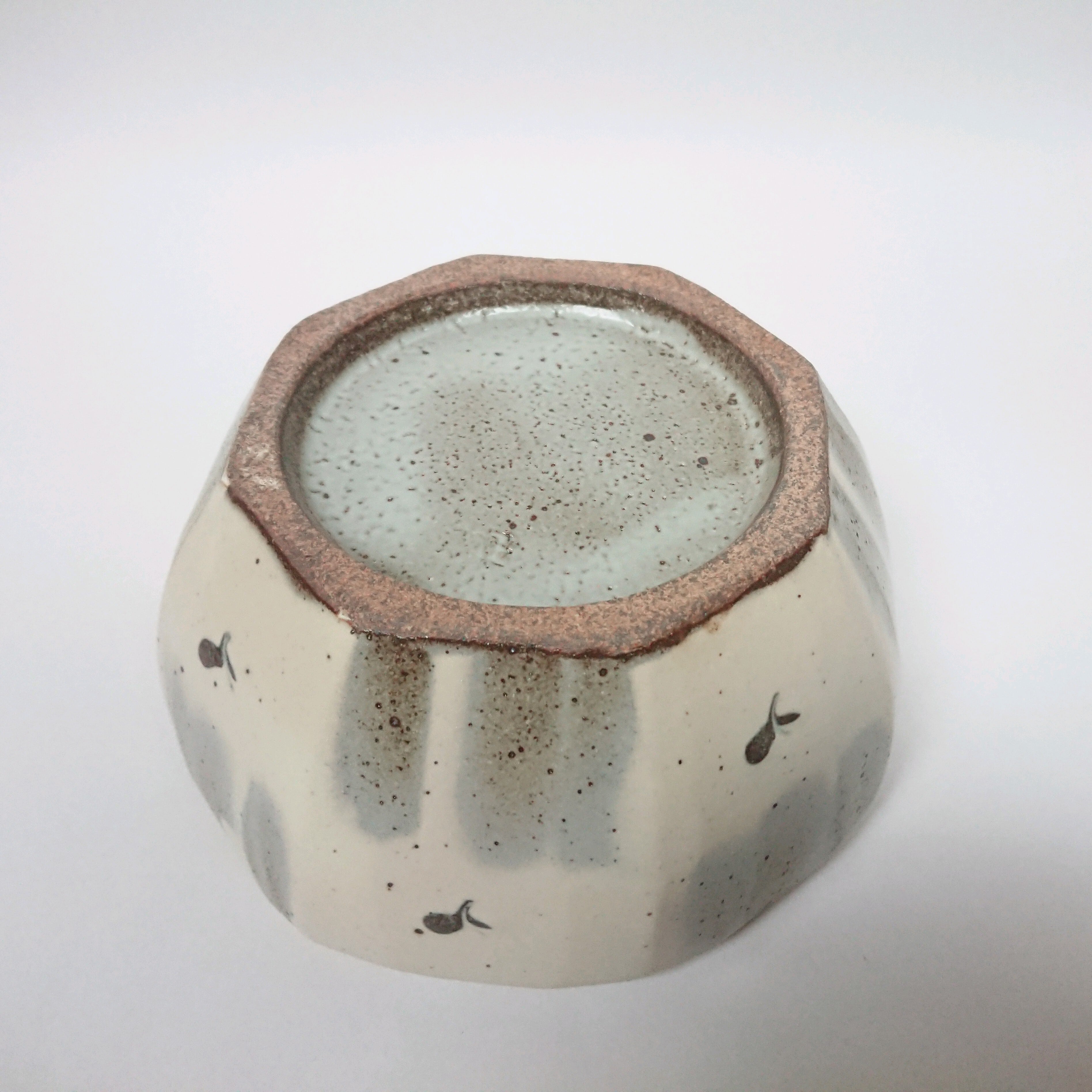 益子焼 神谷正一作 面取点文鉢 未使用品 | coshiki