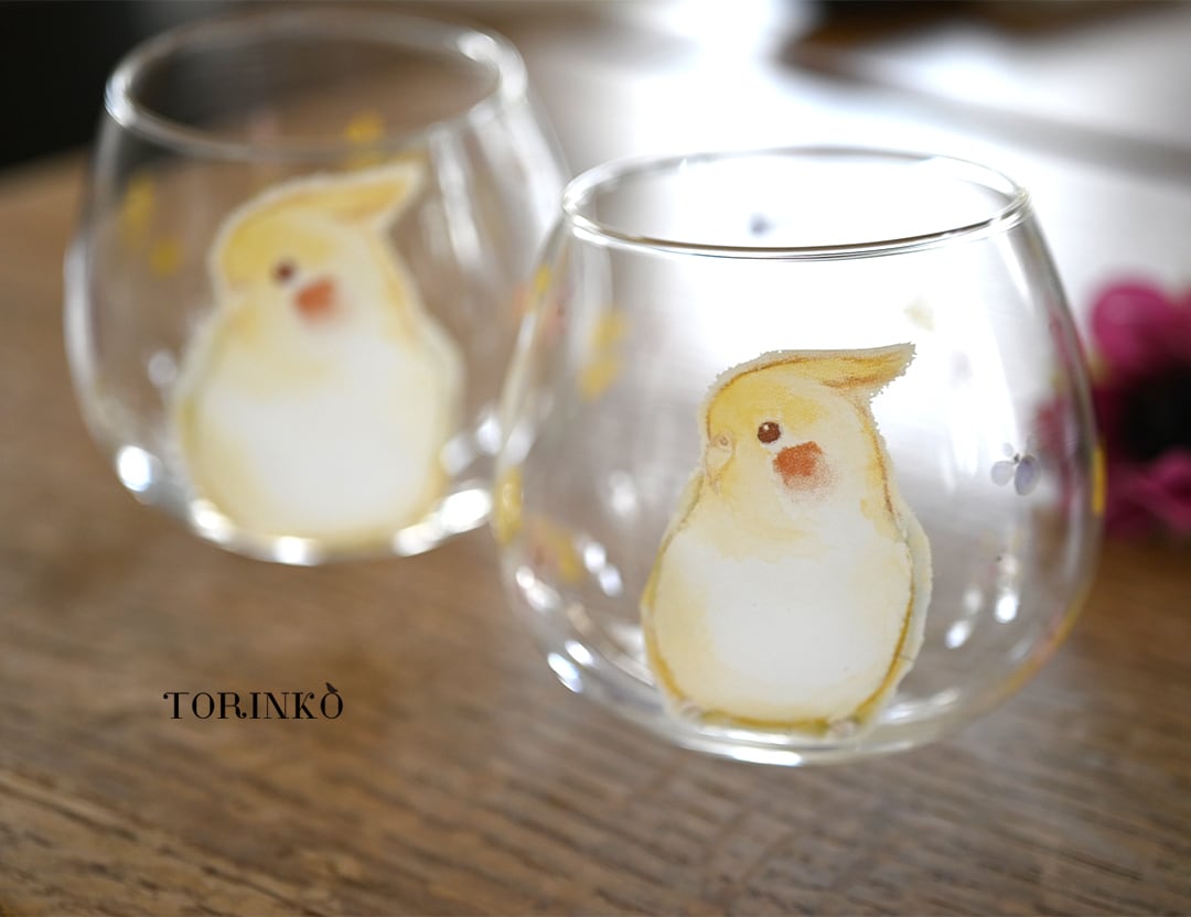 鳥のゆらゆらスインググラス（36羽の中からお好きな鳥・インコを選べ