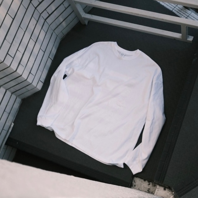 UNLUCKYVERSEDAY Big long sleeve T-shirt（WHITE）