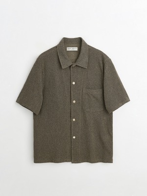 OUR LEGACY　BOX SHIRT SHORTSLEEVE　Muck Boucle　M2232BMUB