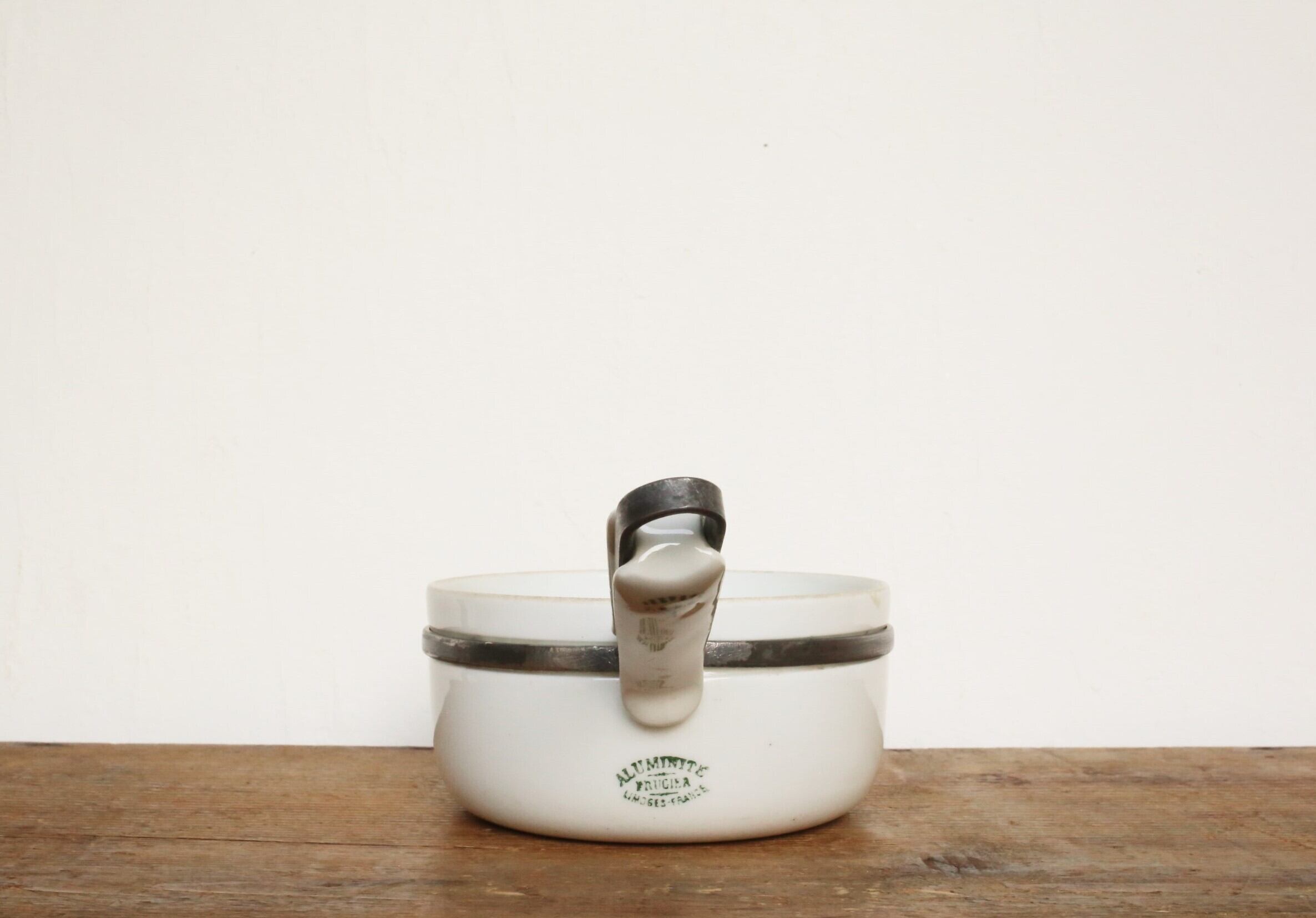 フランス アンティーク リモージュ 『ALUMINITE』 片手鍋 サイズ