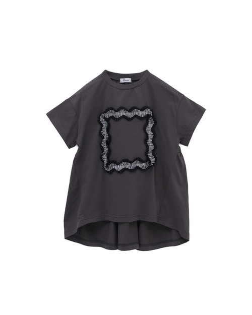 SALE★【solmu select】unica / フレームデザインT（チャコール）