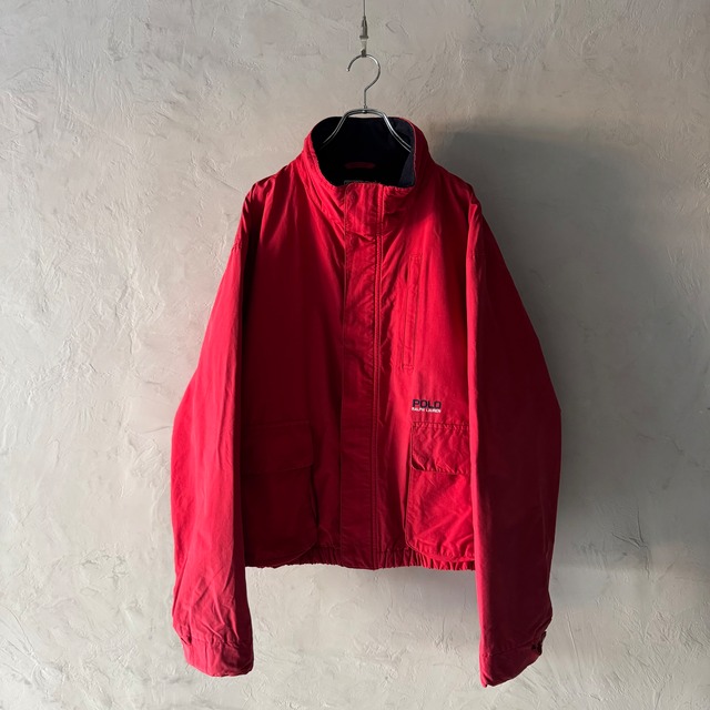 -POLO Ralph Lauren- 90's Fleece Lined Nylon Jacket