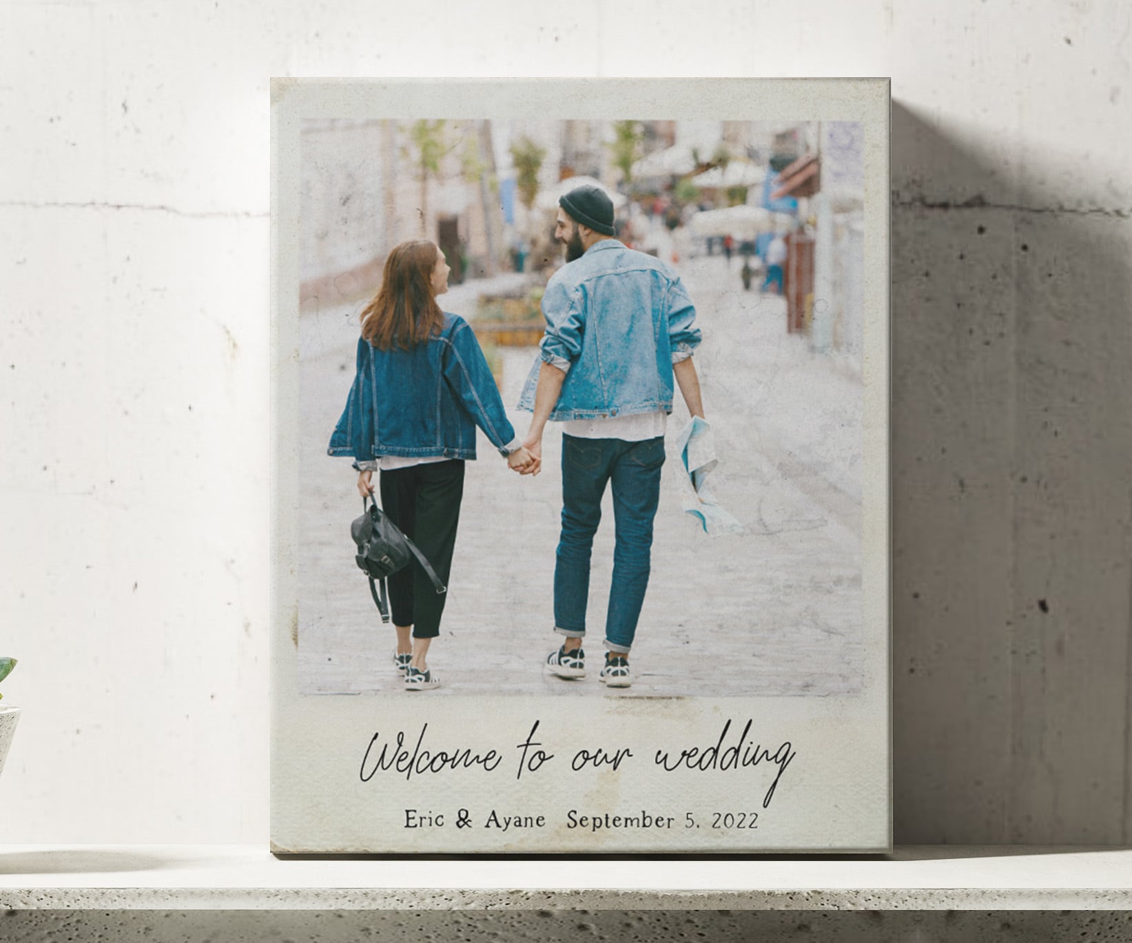 ポラロイド風 写真ウェルカムボード│結婚式