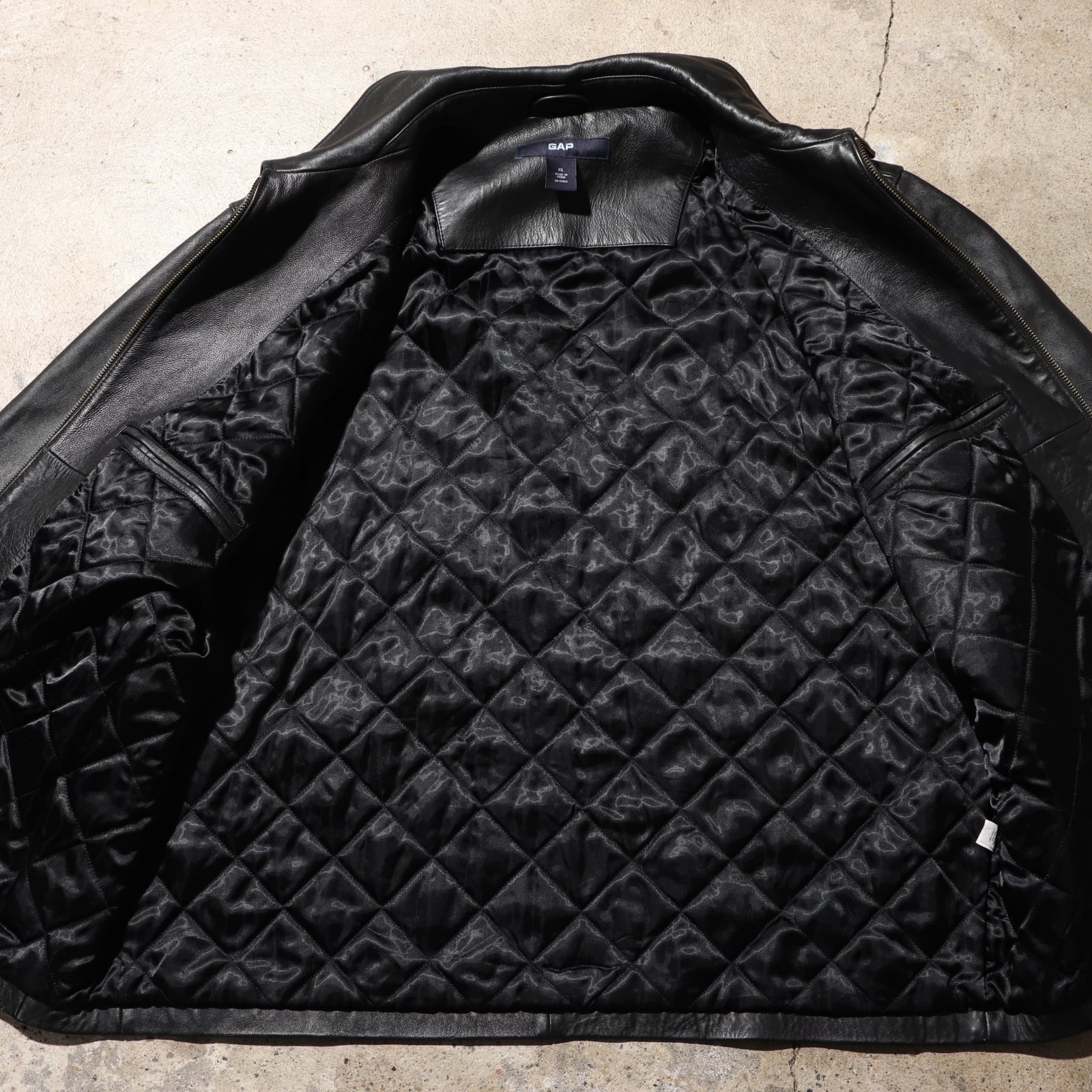 極美品 XL OLD GAP Y2K レザージャケット オールドギャップ 黒 | ENCOUNT