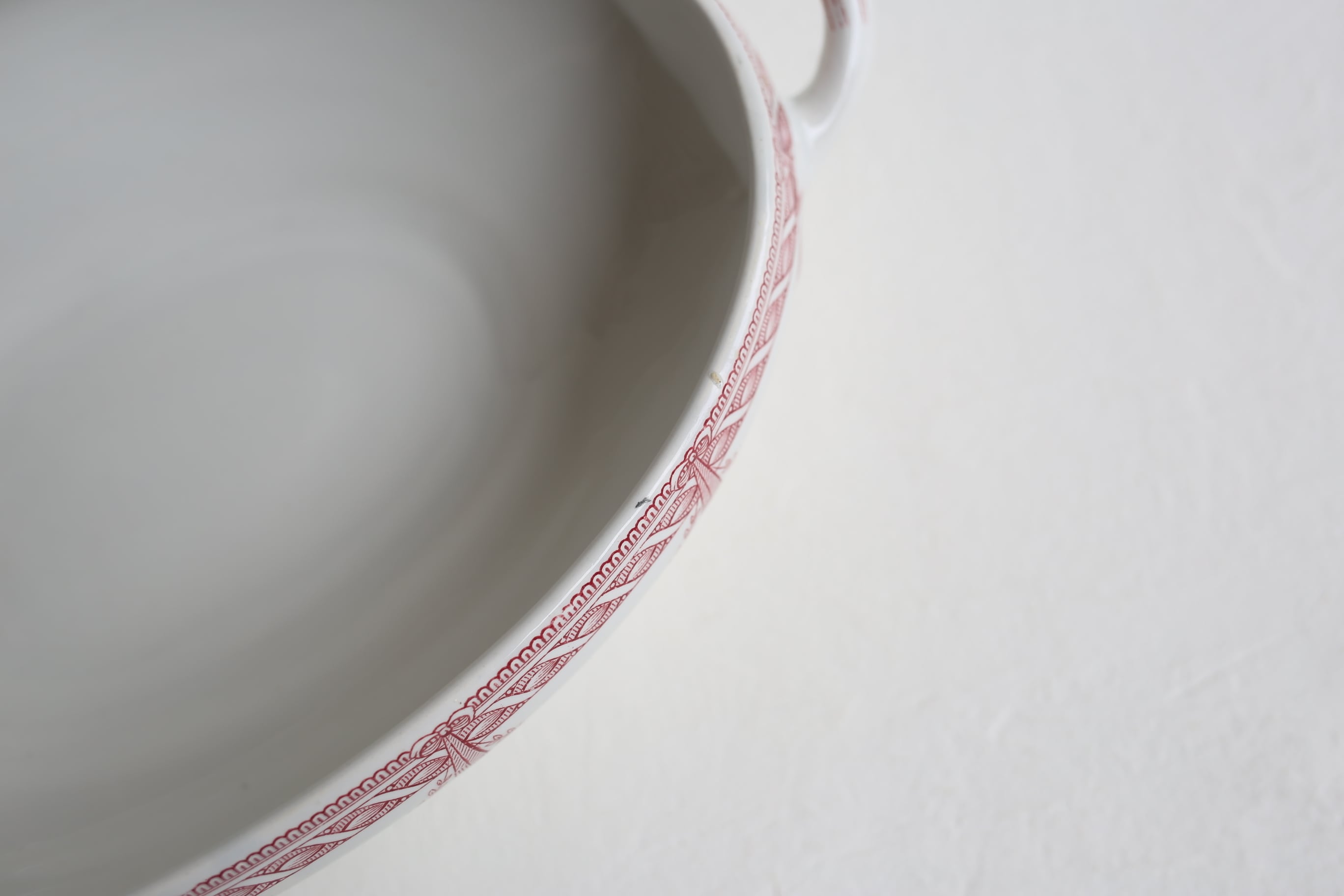 フランス アンティーク SARREGUEMINES サルグミンヌ 『EMPIRE』スー