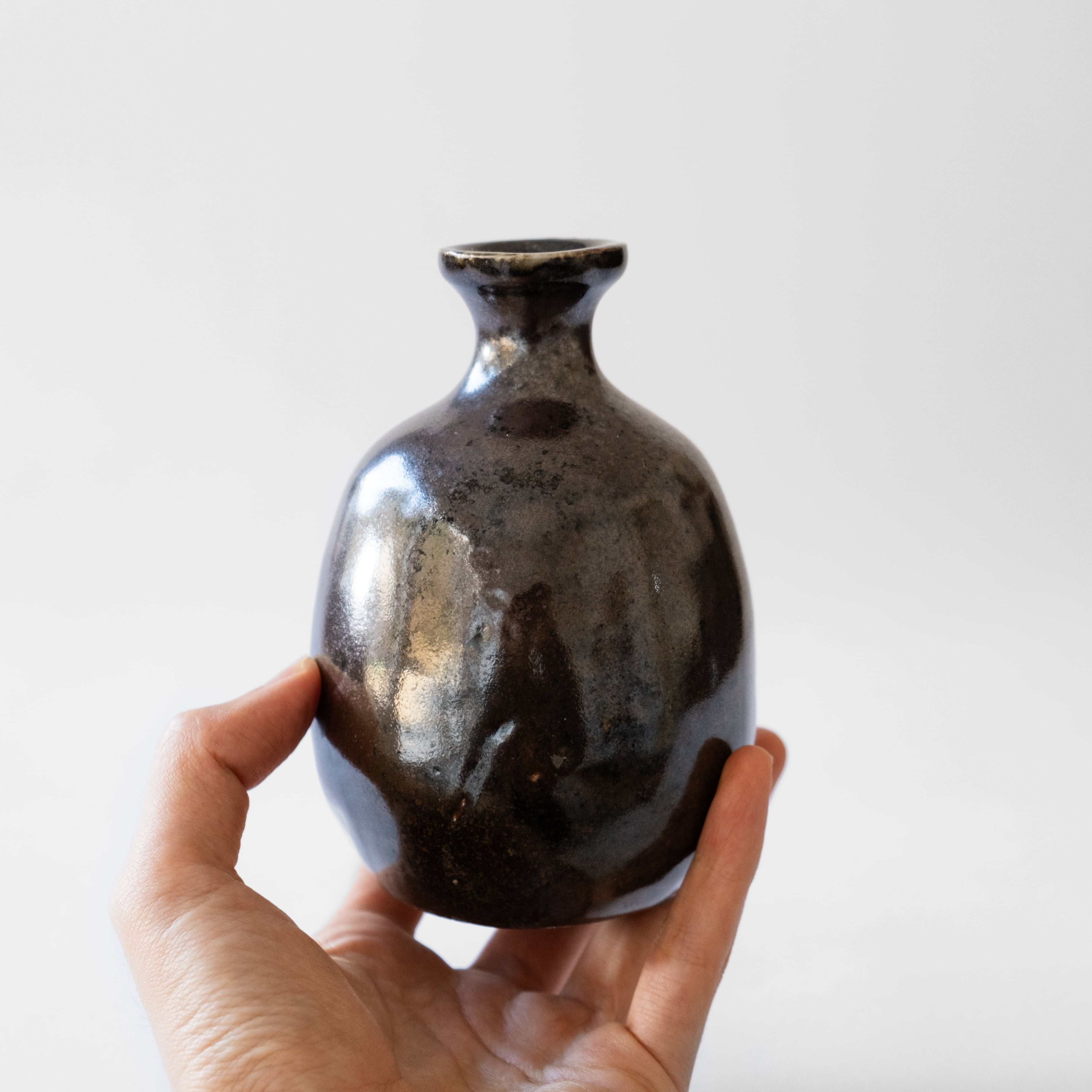 在銘　備前窯変徳利　花瓶　置物 古備前 置物 特大高さ300 美品 江戸時代嘉永年間 北竈組 木村清