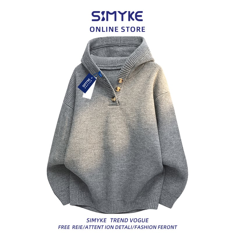 Eusselunoフード付きグレーセーター Russelunoフード付きグレーセーター