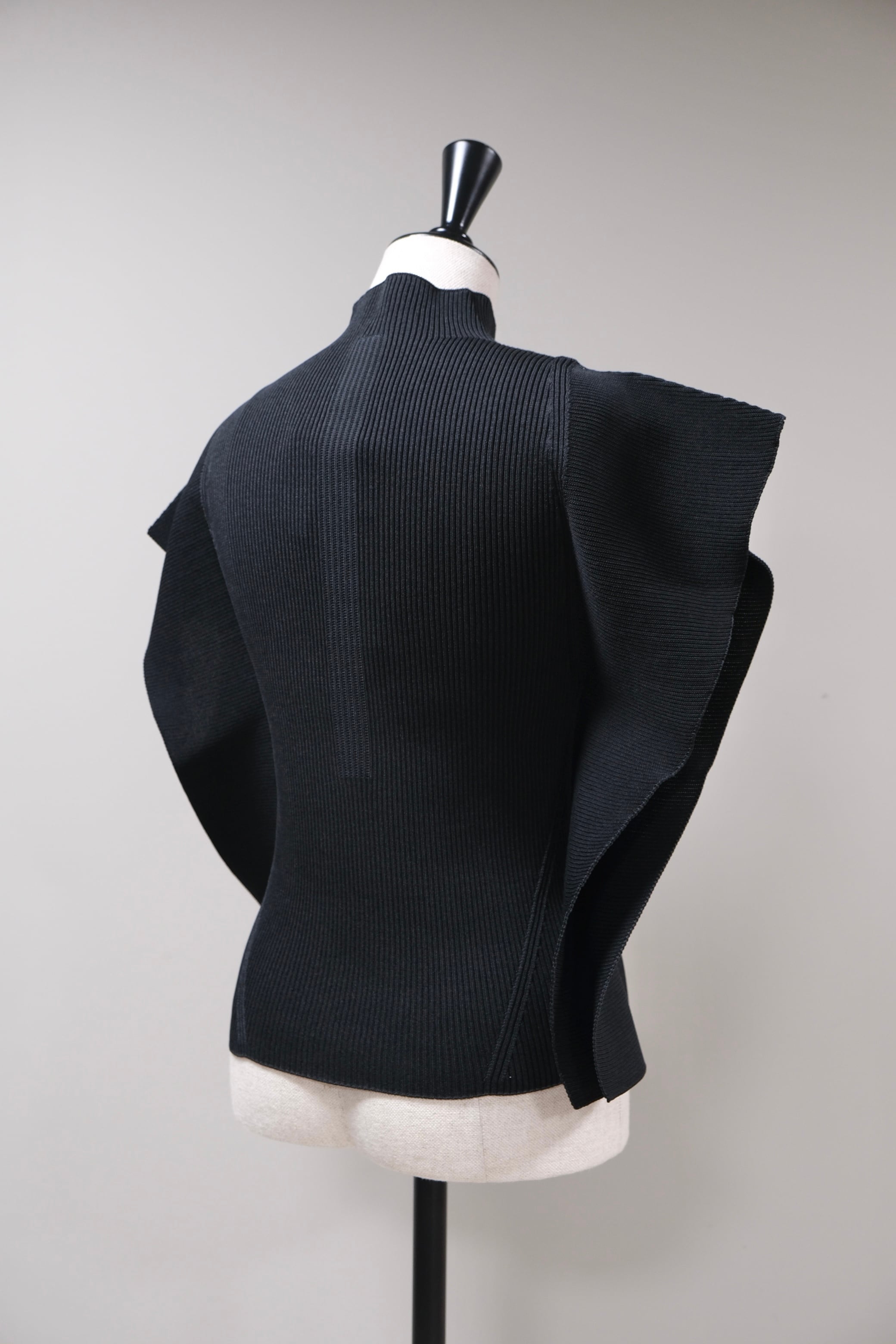 CFCL】PORTRAIT CREASE TOP -BLACK- | loop