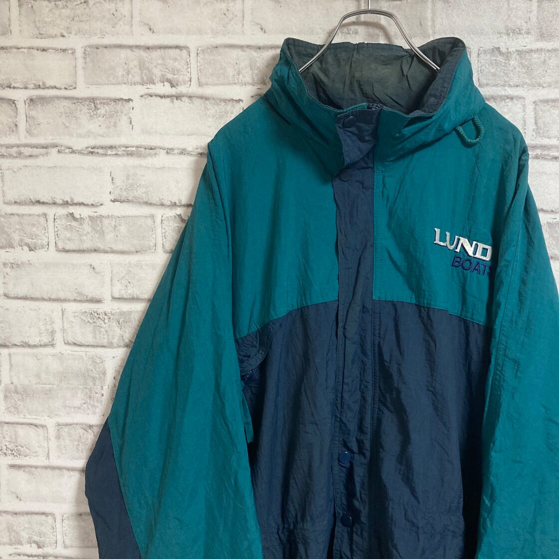 Dunbroke Distinctive Images】Nylon jacket XL 90s vintage ナイロン 