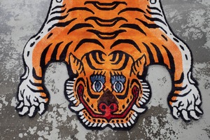 Tibetan Tiger Rug 《Mサイズ•シルク072》チベタンタイガーラグ