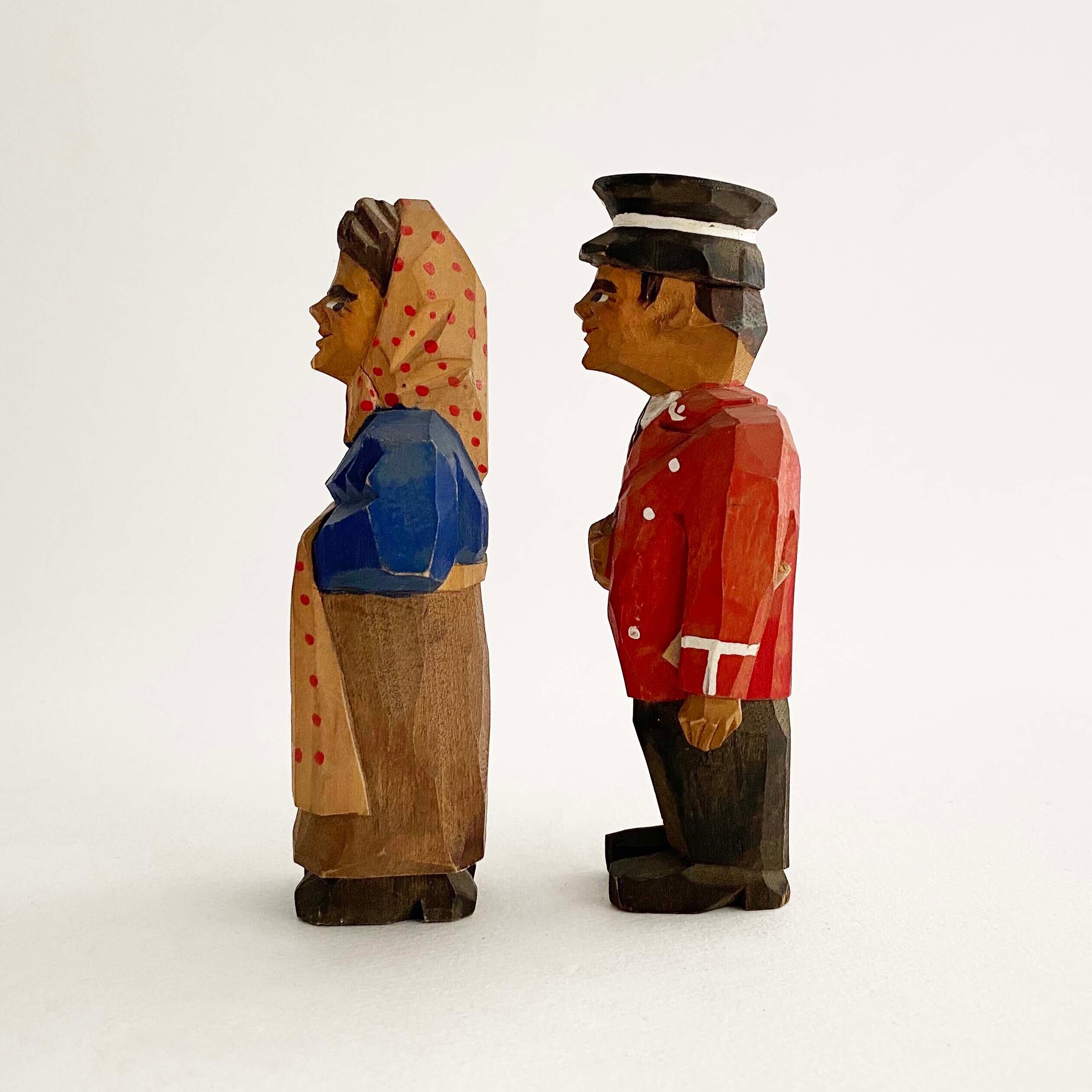 北欧ビンテージ/デンマーク民族木人形（ペア） | kokeshka