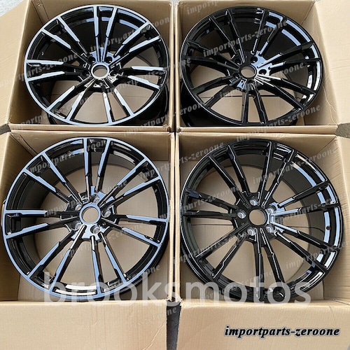 20インチ グロスブラックスタイル ホイール BMW 3シリーズ4シリーズ G20 21 G22 23 4本セット-BRN-11494 鍛造 ★
