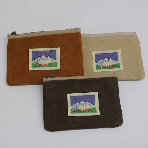 乗鞍印 残布で作った小袋（紐付き）