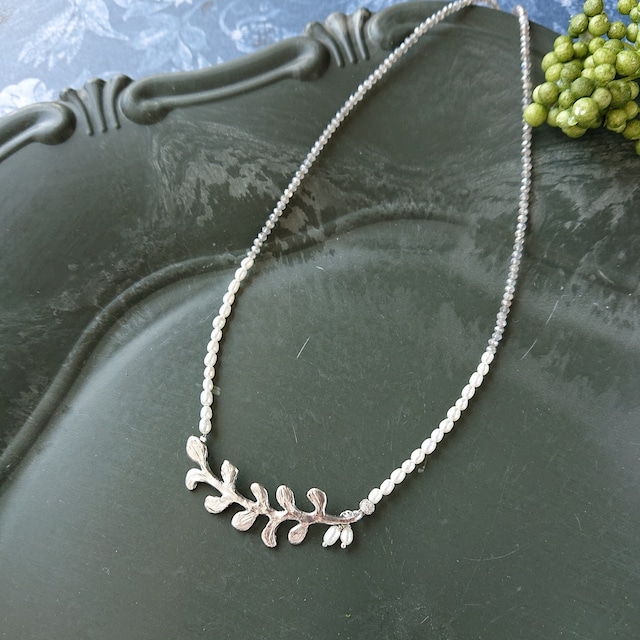 mini dorp colorful necklace/blue 054