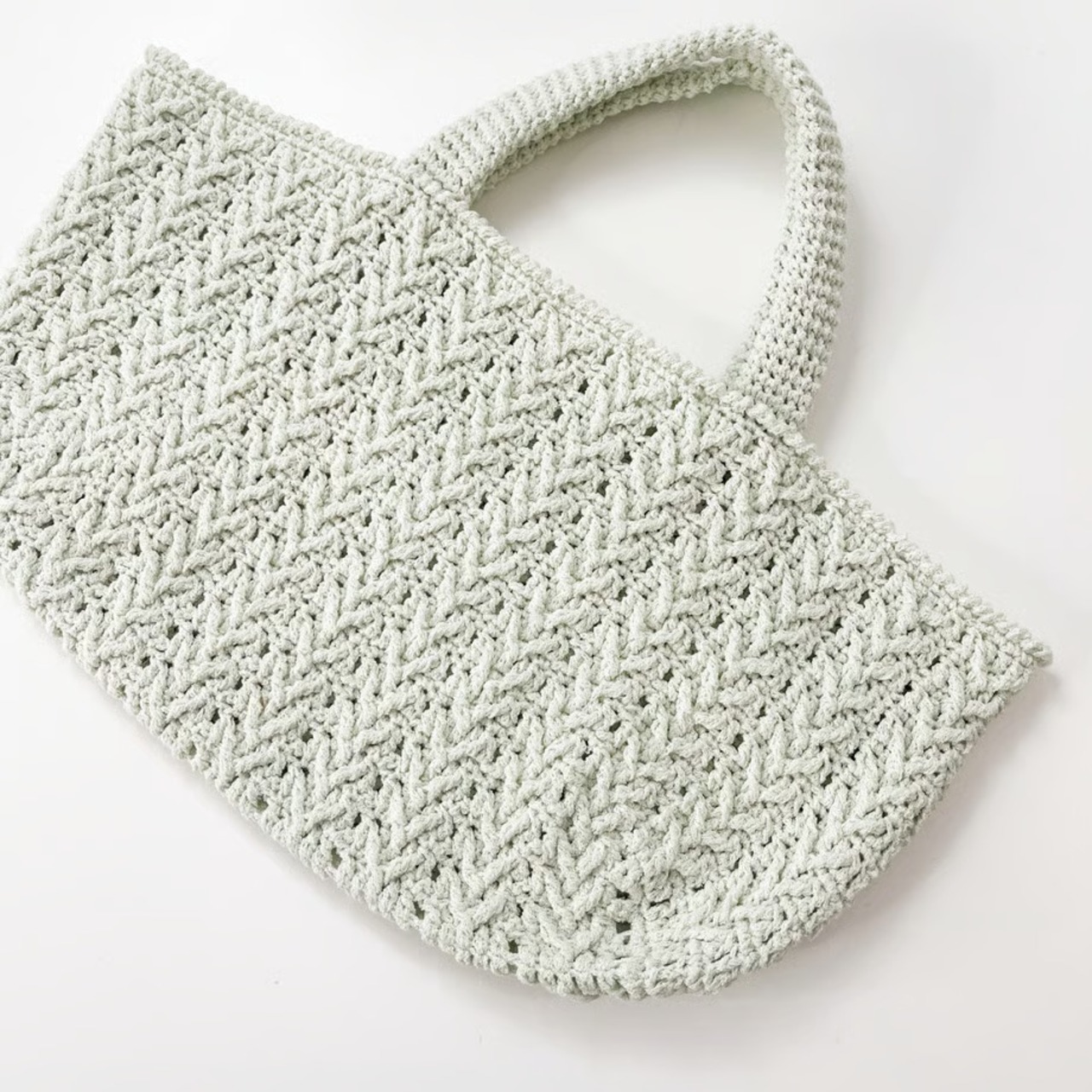 [Pattern] ヘリンボーントートバッグ