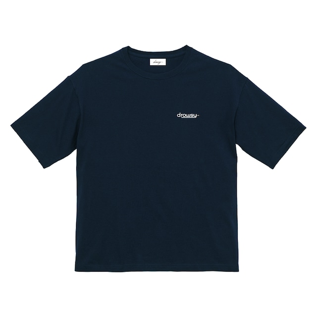 drowsy.. SIMPLE LOGO FRONT TEE / 22SS / NV