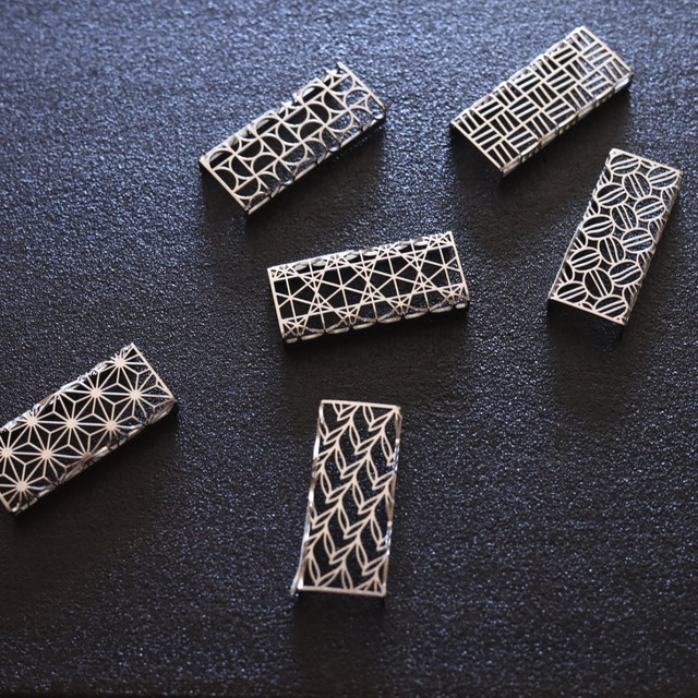 AS スケルトンステンレス箸置き（シルバー）