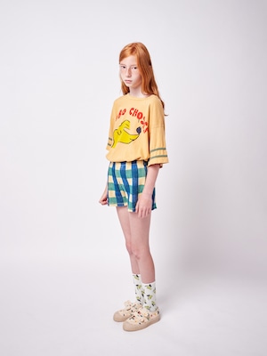 残り1点(8-9Y)BOBO CHOSES / Checkered shorts