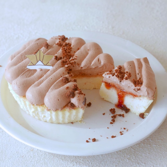 【こどもの日】チョコガナッシュと苺のチーズケーキ