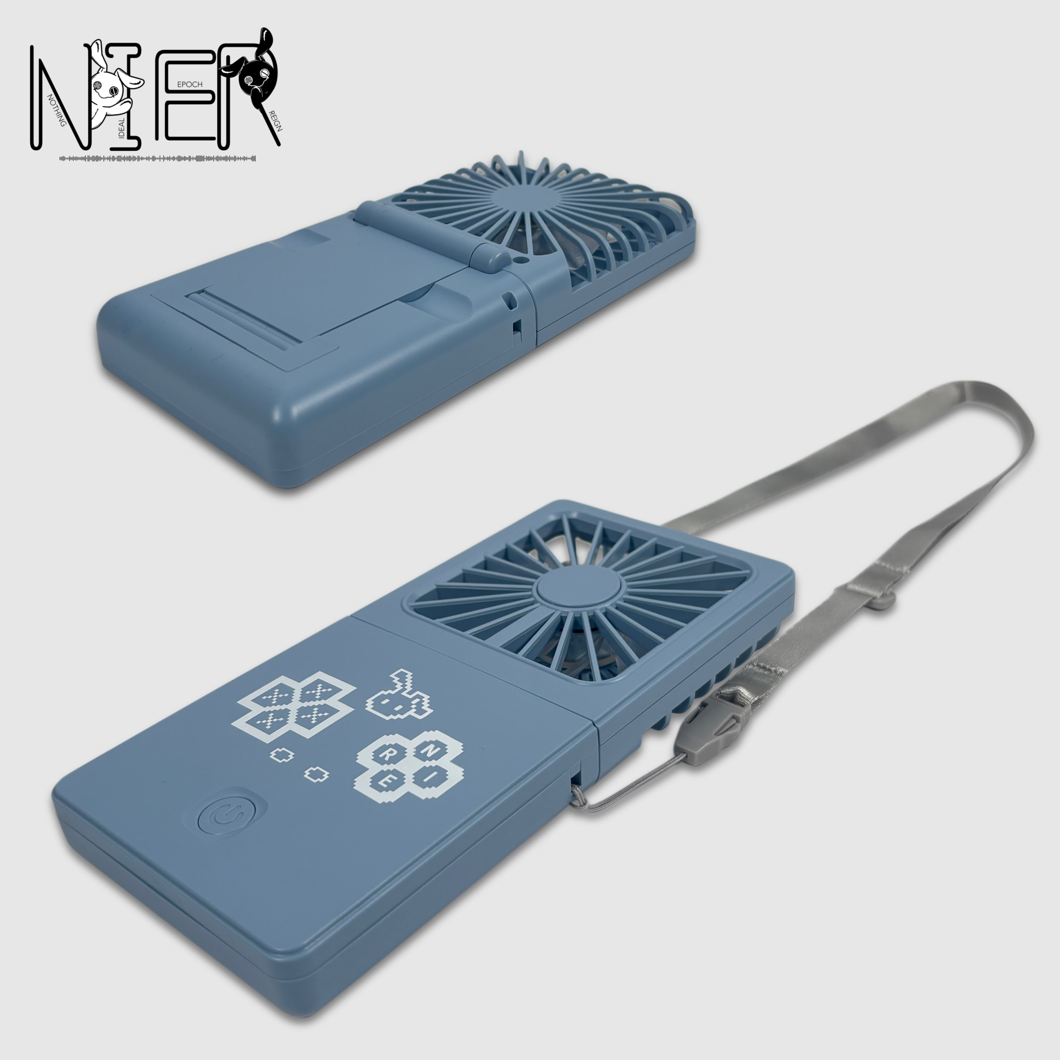  3WAY SQUARE HANDY FAN 本体 3WAY SQUARE HANDY FAN【BLUE】 | NIER CLOTHING