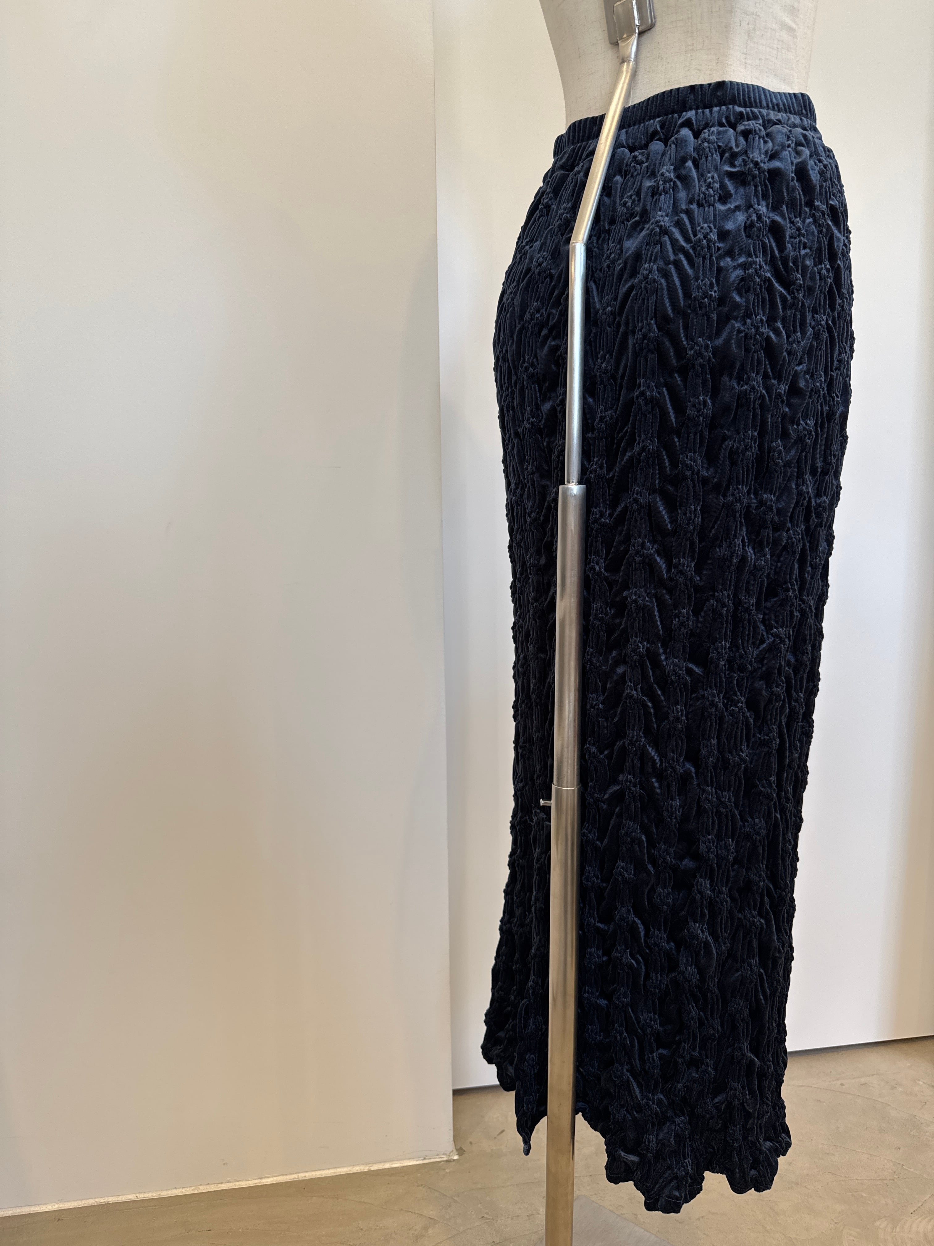 【SELECT】ベロアシャーリングタイトスカート