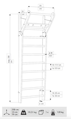 WallBars  Oak/10bars