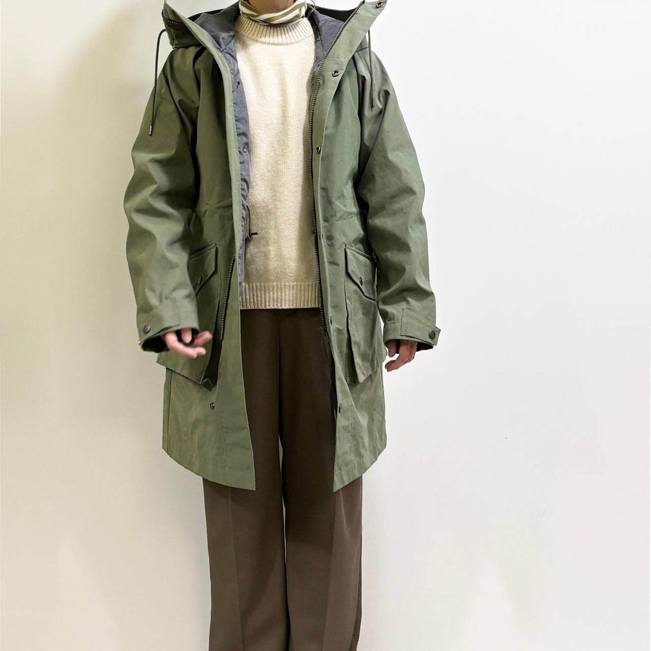ARAN アラン SWD PARKA スウェーデンパーカー C/Nグログラン塩縮加工