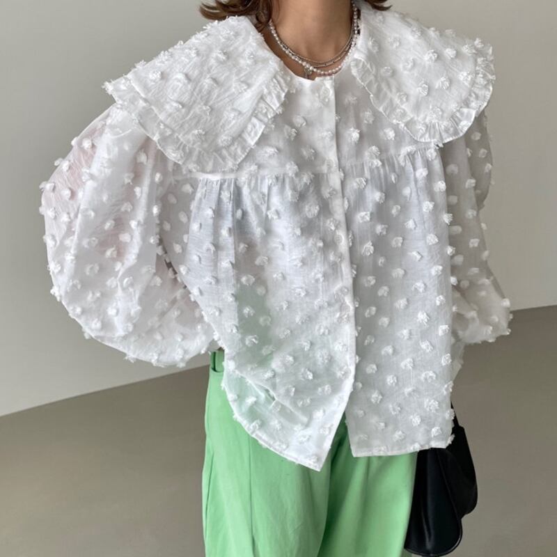 Pop dot blouse《2color》