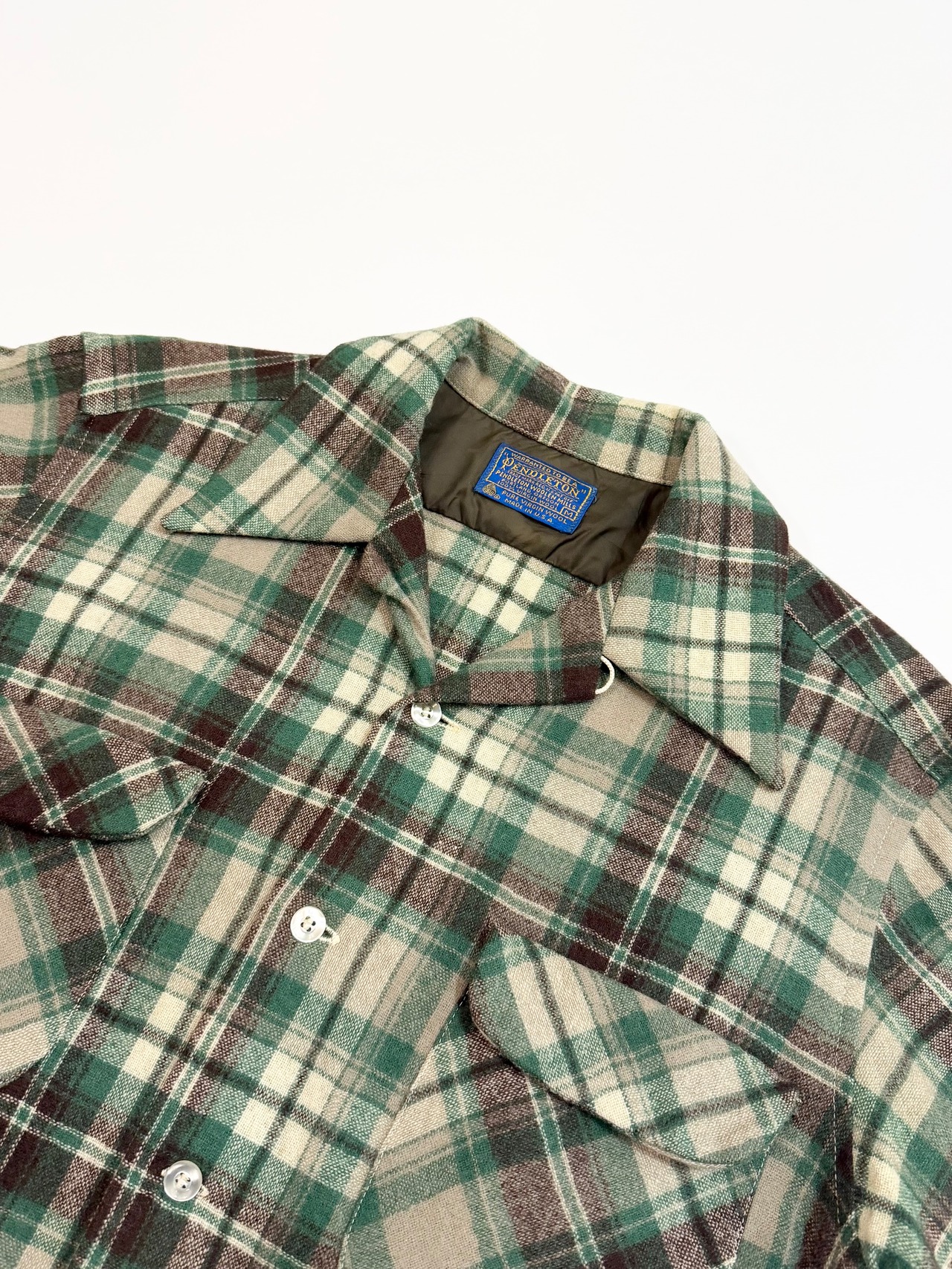 70s PENDLETON WOOL SHIRT MADE IN USA Size M