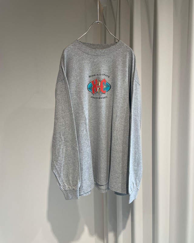 【VINTAGE】print long T-shirt