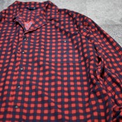 NAUTICA fake suede pajama shirt