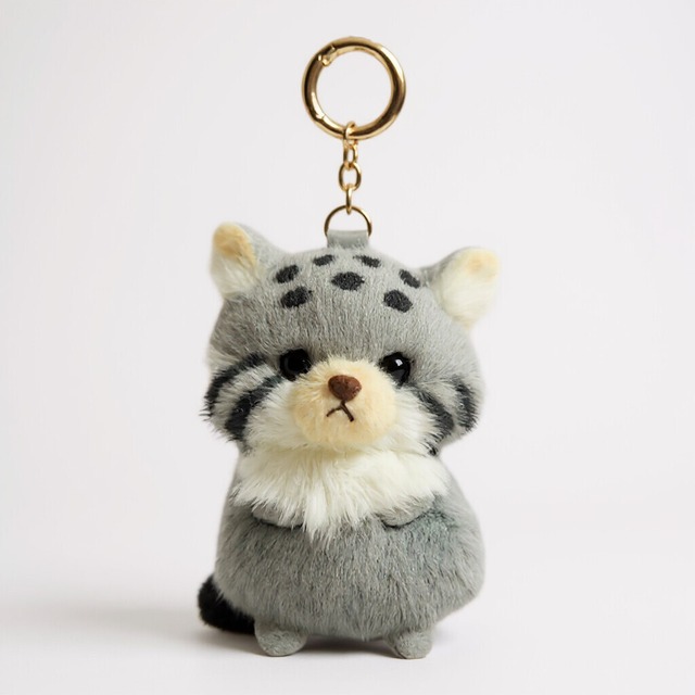 【ぬいぐるみチャーム】マヌルネコ／キーリング 猫 マスコット 動物 お土産 ギフト