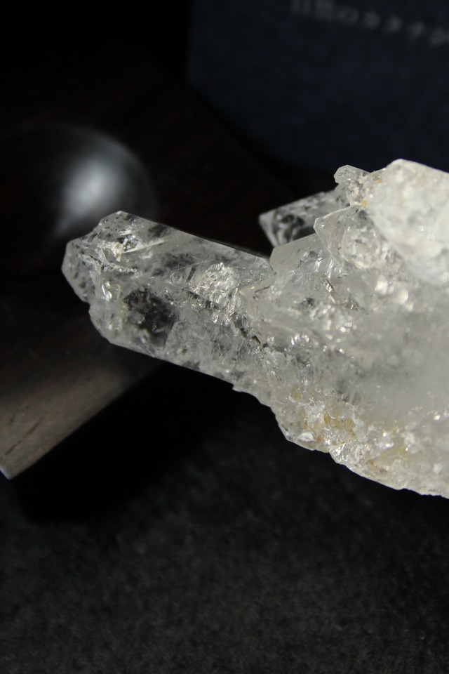 【na401】長崎クリスタル ローズウッドベース大