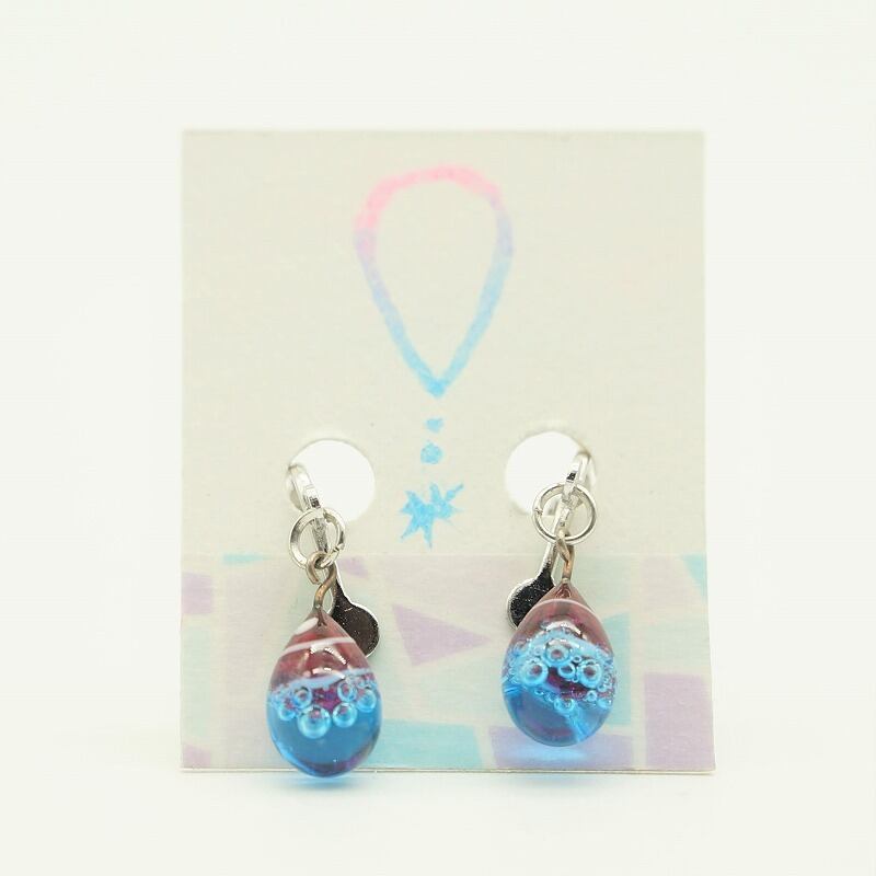326️ しずく 雫 スティック ピアス イヤリング ハンドメイド 
