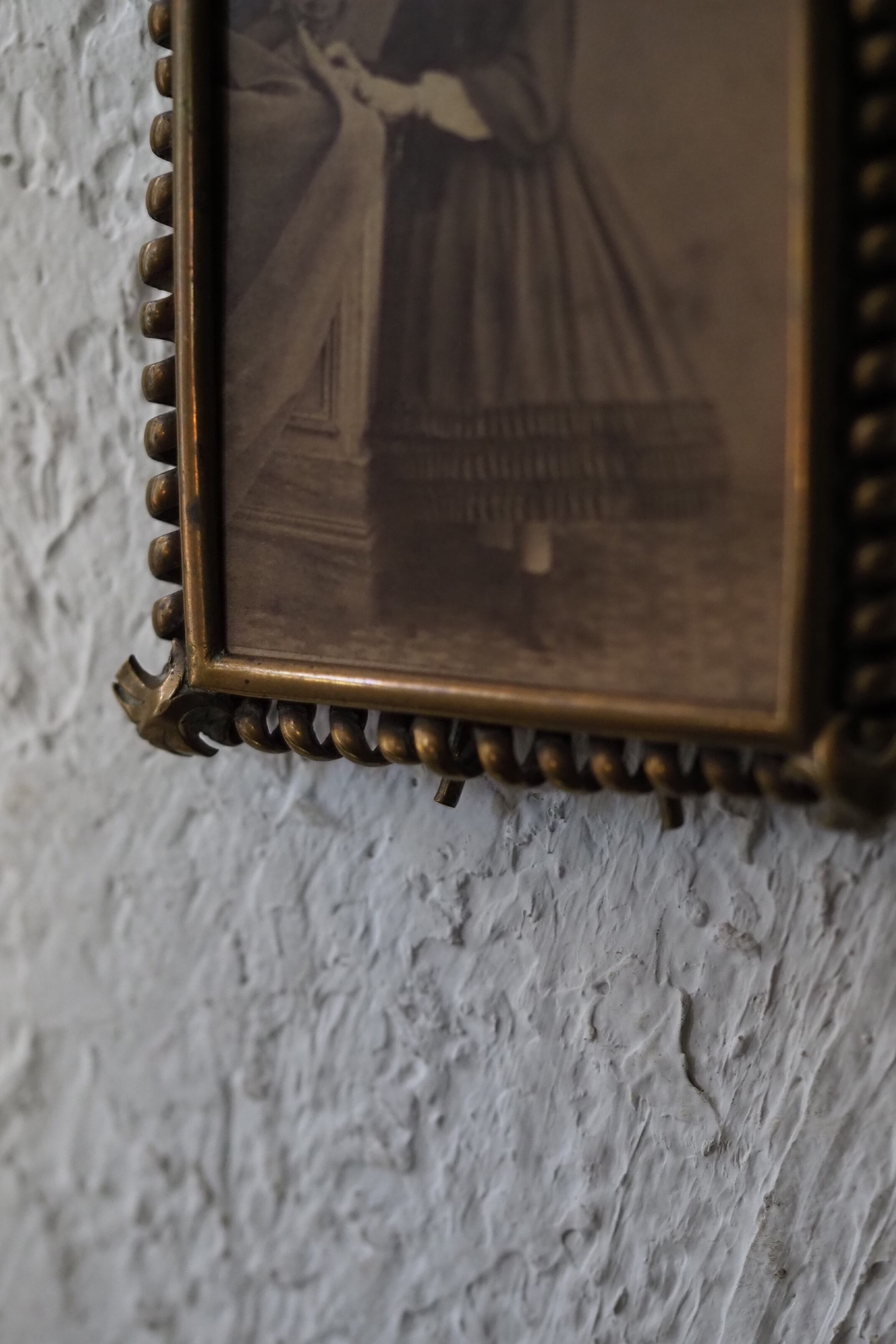 小さい真鍮フォトフレーム No.1-antique brass photo frame