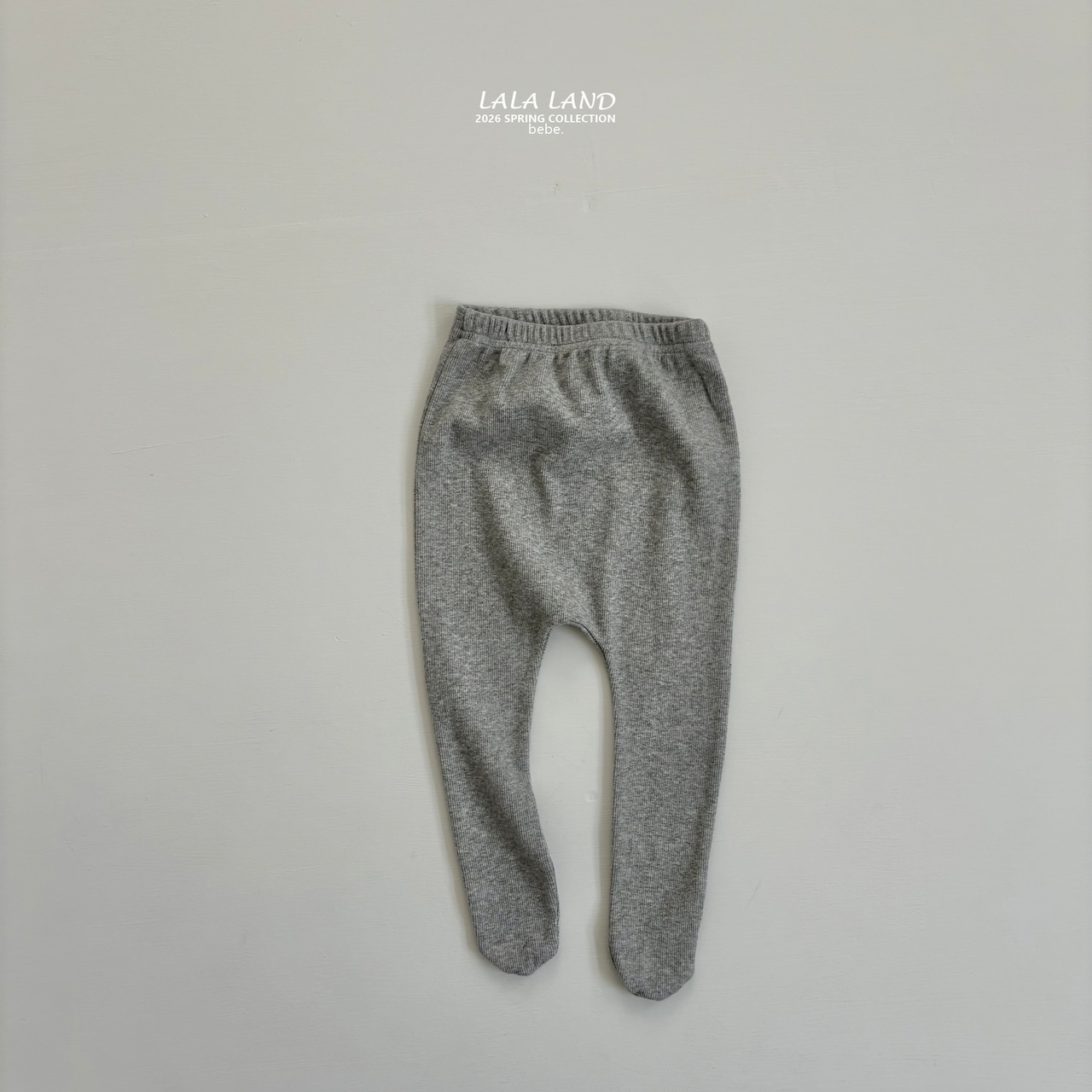 LALALAND 26/SS (Baby)Cheese ribbed leggings