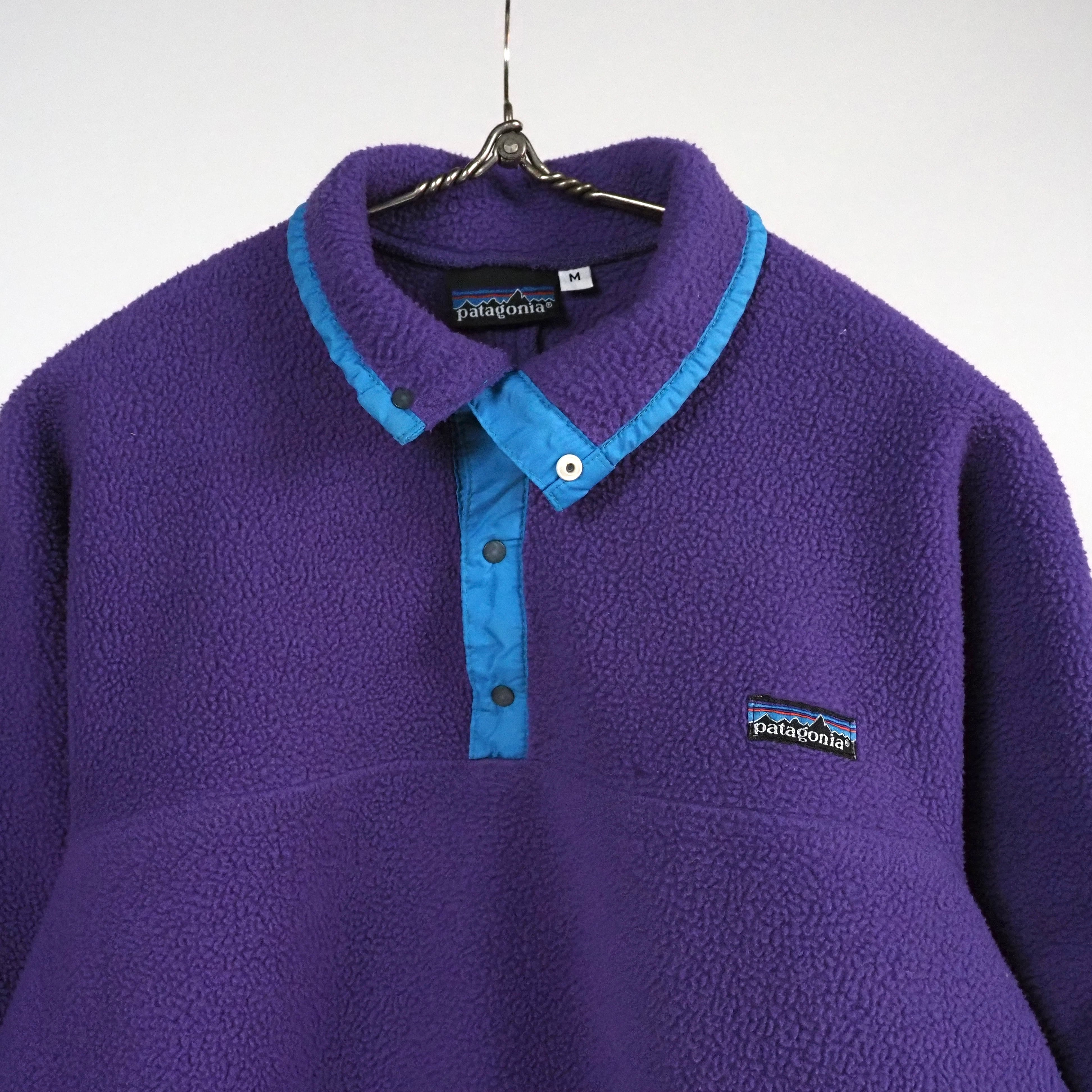 80s Patagonia Snap-T Fleece Jacket M USA製 パタゴニア スナップT