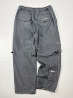 2000s Freaky Massive Shiny Rave Baggy Pants