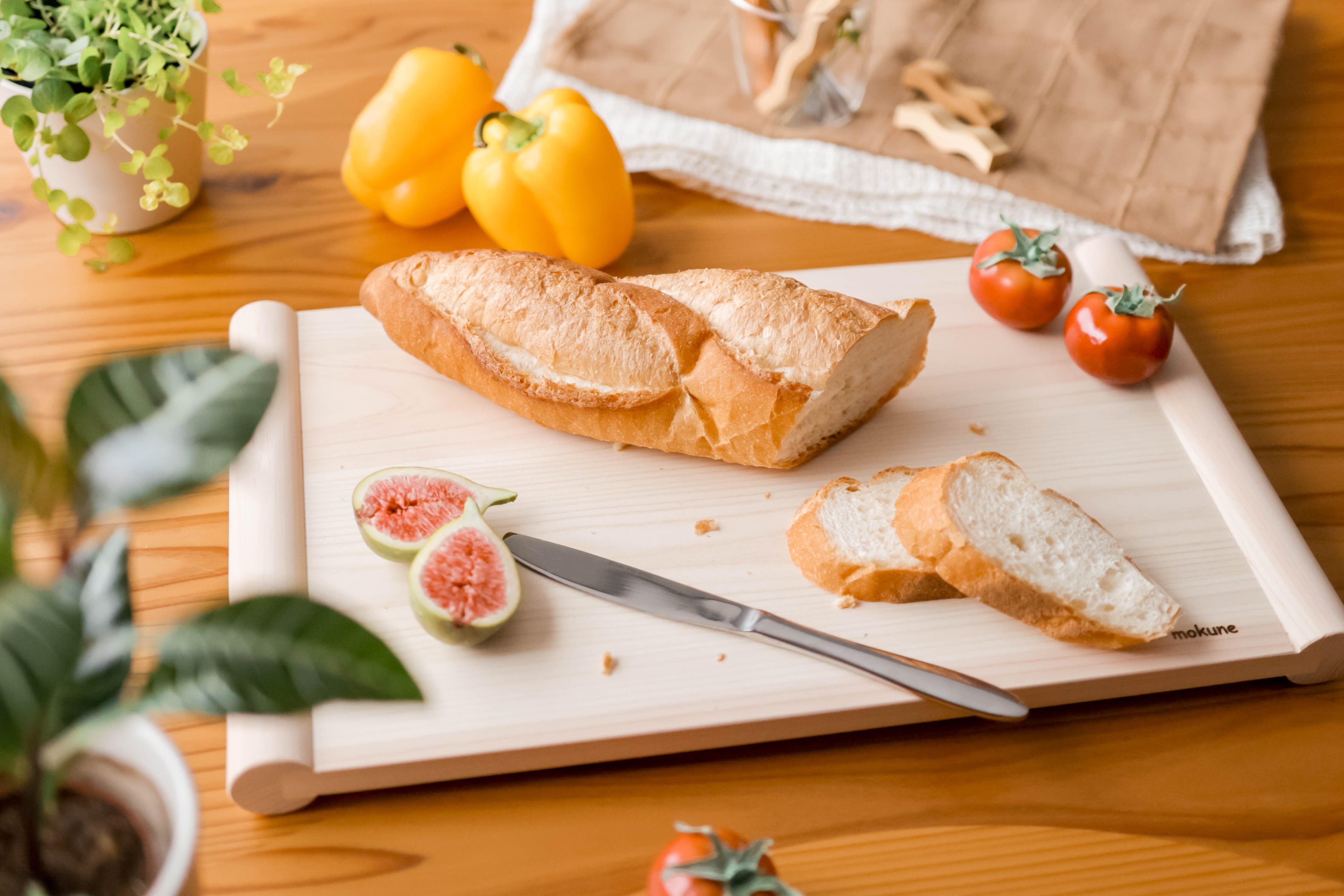 mokune 東濃桧・浮かせまな板（小）