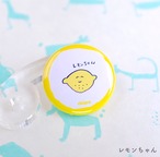 【CHIQON】ROUND  缶バッチ「レモンちゃん」