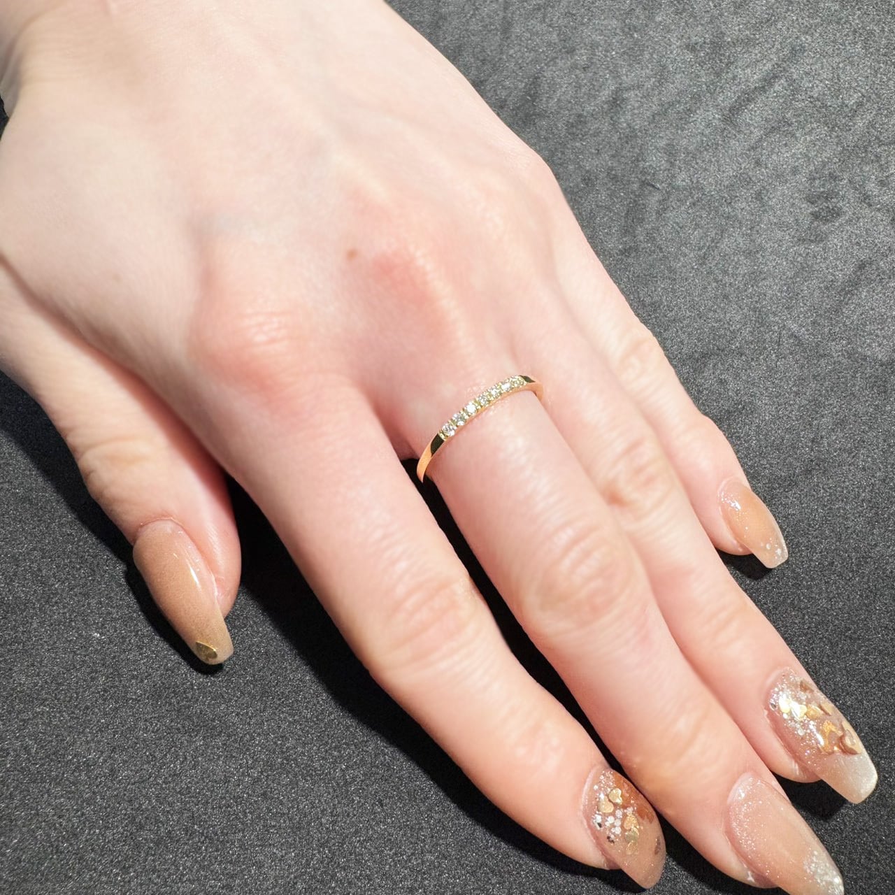 K18YG 0.10ct ダイヤモンド エタニティリング | カオキ | 日本最大級の