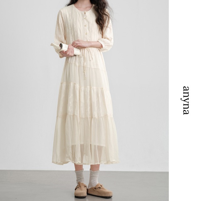 Ethereal Sheer Layered Dress　R0162