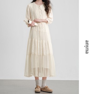 Ethereal Sheer Layered Dress R0162