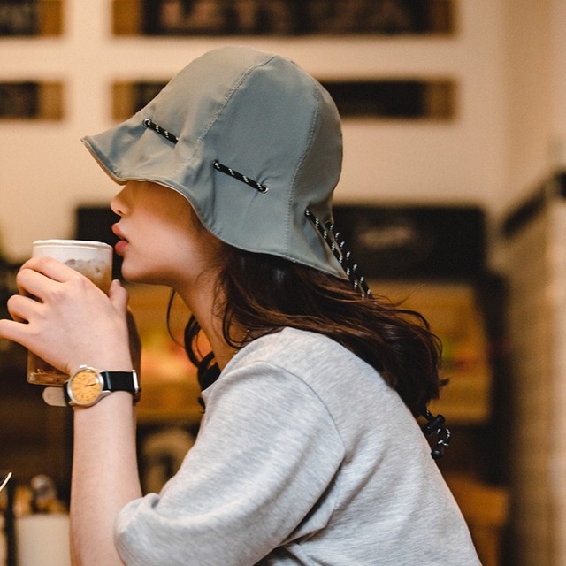 2way使用リバーシブル多機能バケットハット　 　　K18022