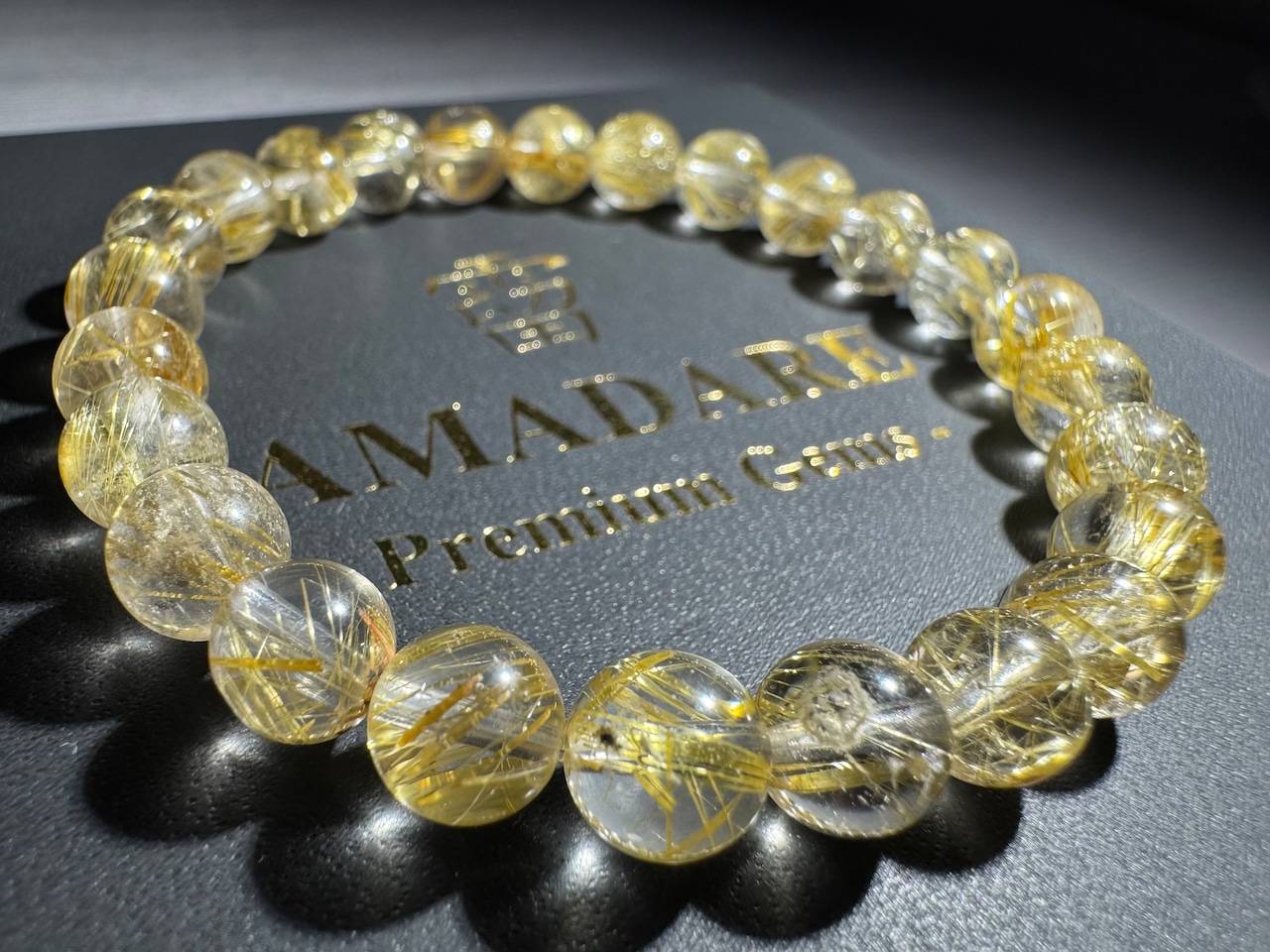 No.1529 タイチンルチルクォーツブレスレット