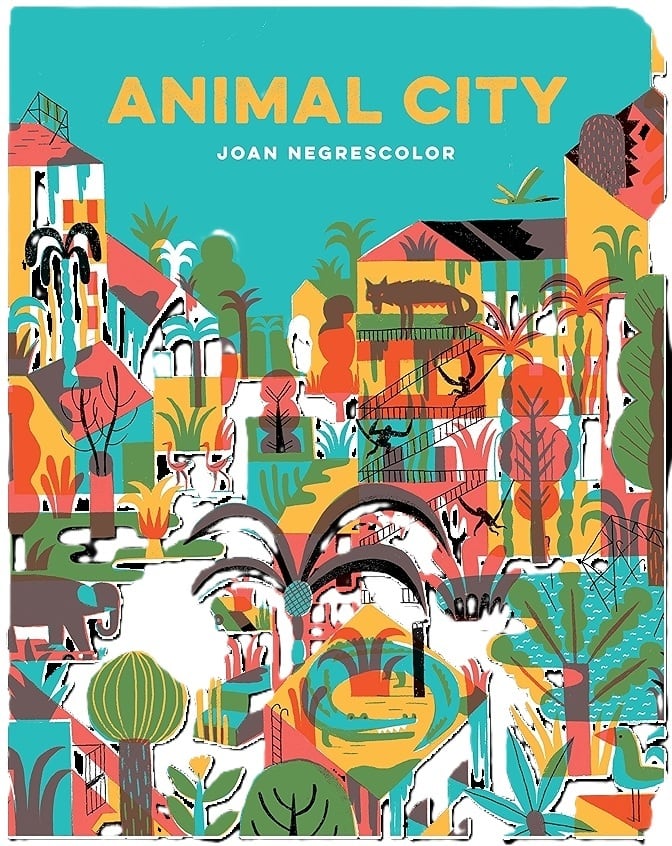 洋書絵本「Animal City／Joan Negrescolor」動物　英語版 - 画像1