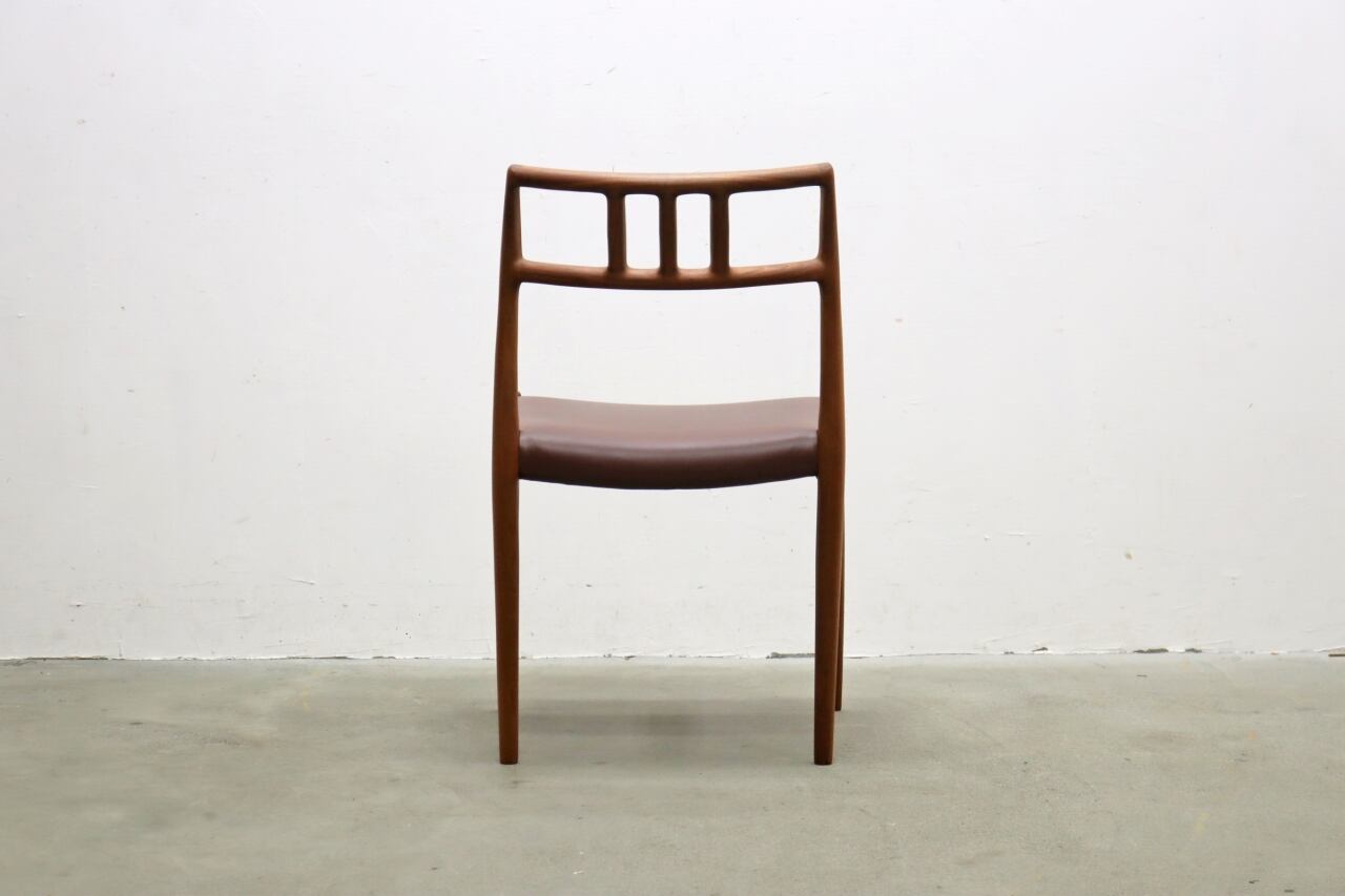 北欧 デンマーク J.L. Moller No.79 ウォールナット 本革 ダイニング 